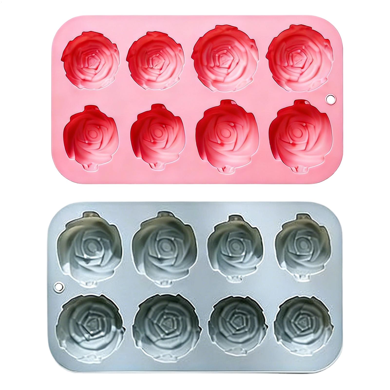 8 Holes Rose Flower Silicone M - Candle Making Supplies Kit のレビューと価格