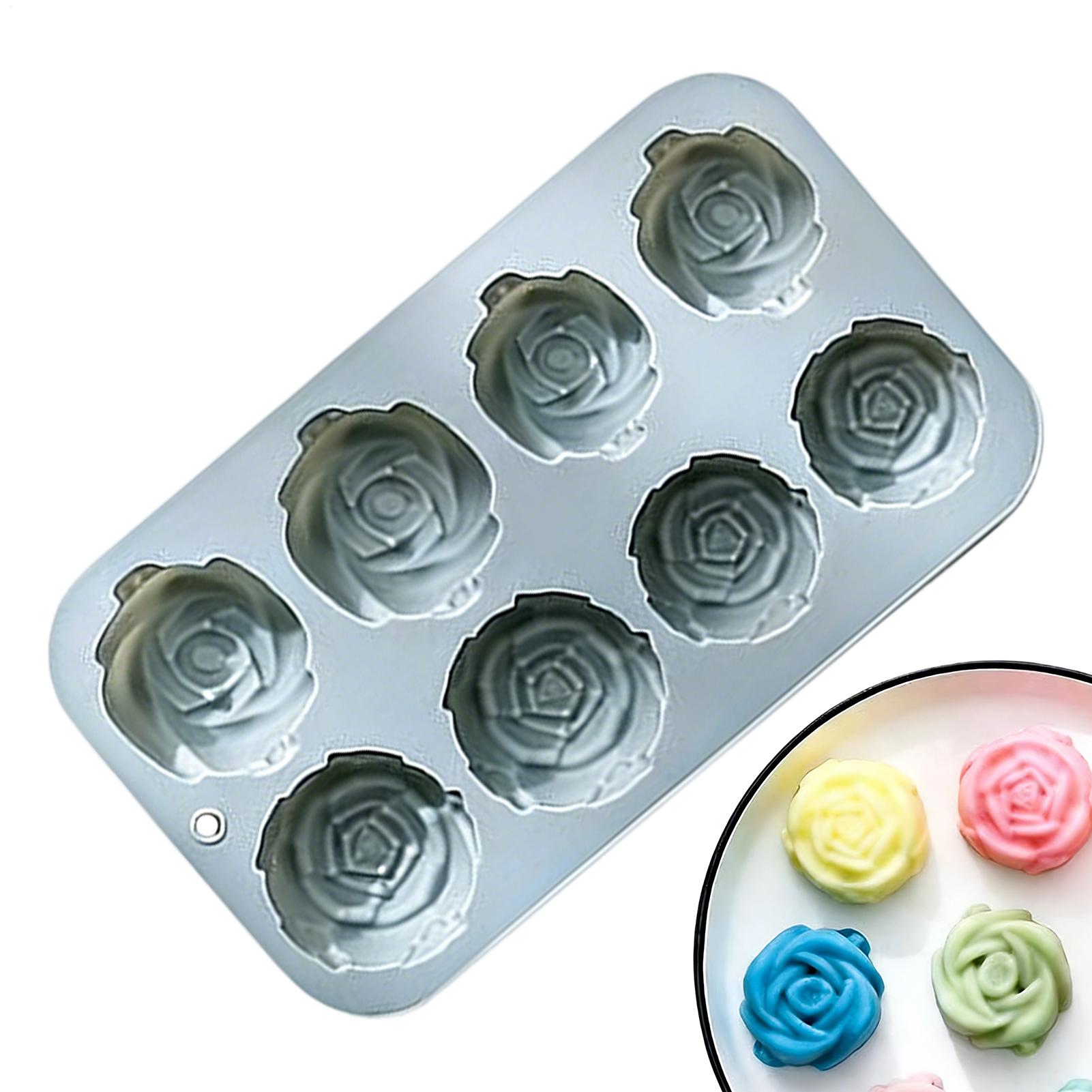 8 Holes Rose Flower Silicone M - Candle Making Supplies Kit のレビューと価格