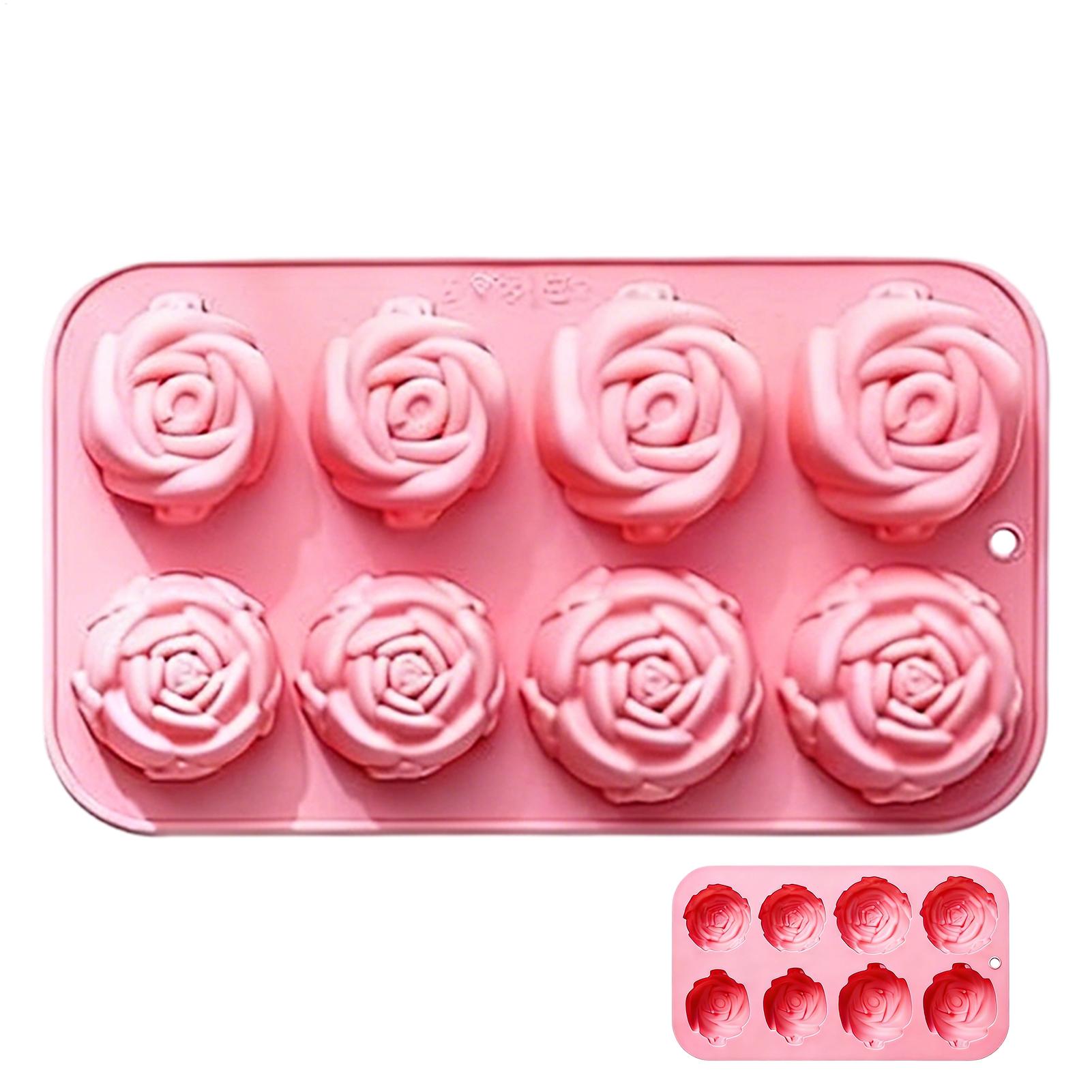 8 Holes Rose Flower Silicone M - Candle Making Supplies Kit のレビューと価格