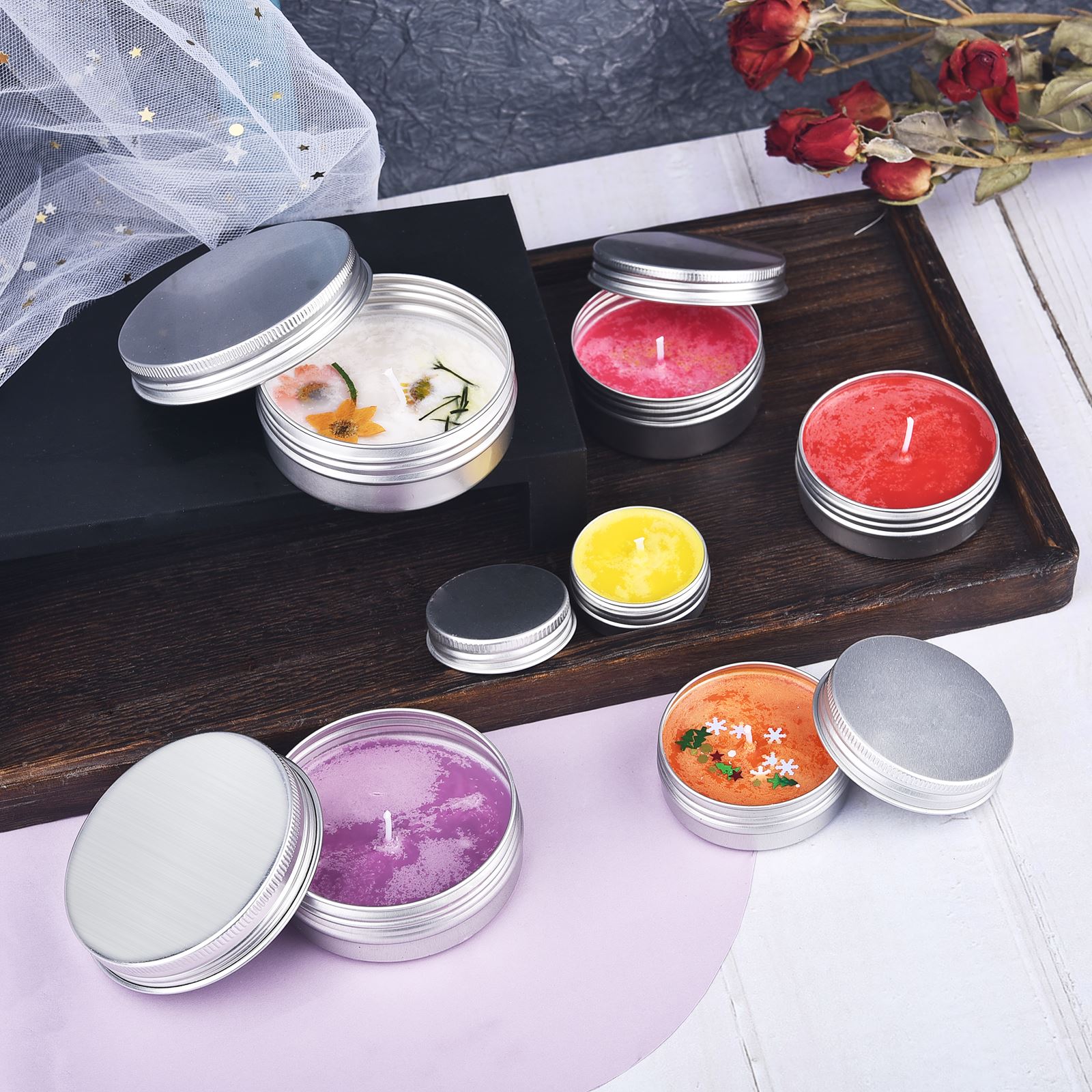 2g Dye Colors Of Wax Candle Wa - Candle Making Supplies Kit のレビューと価格