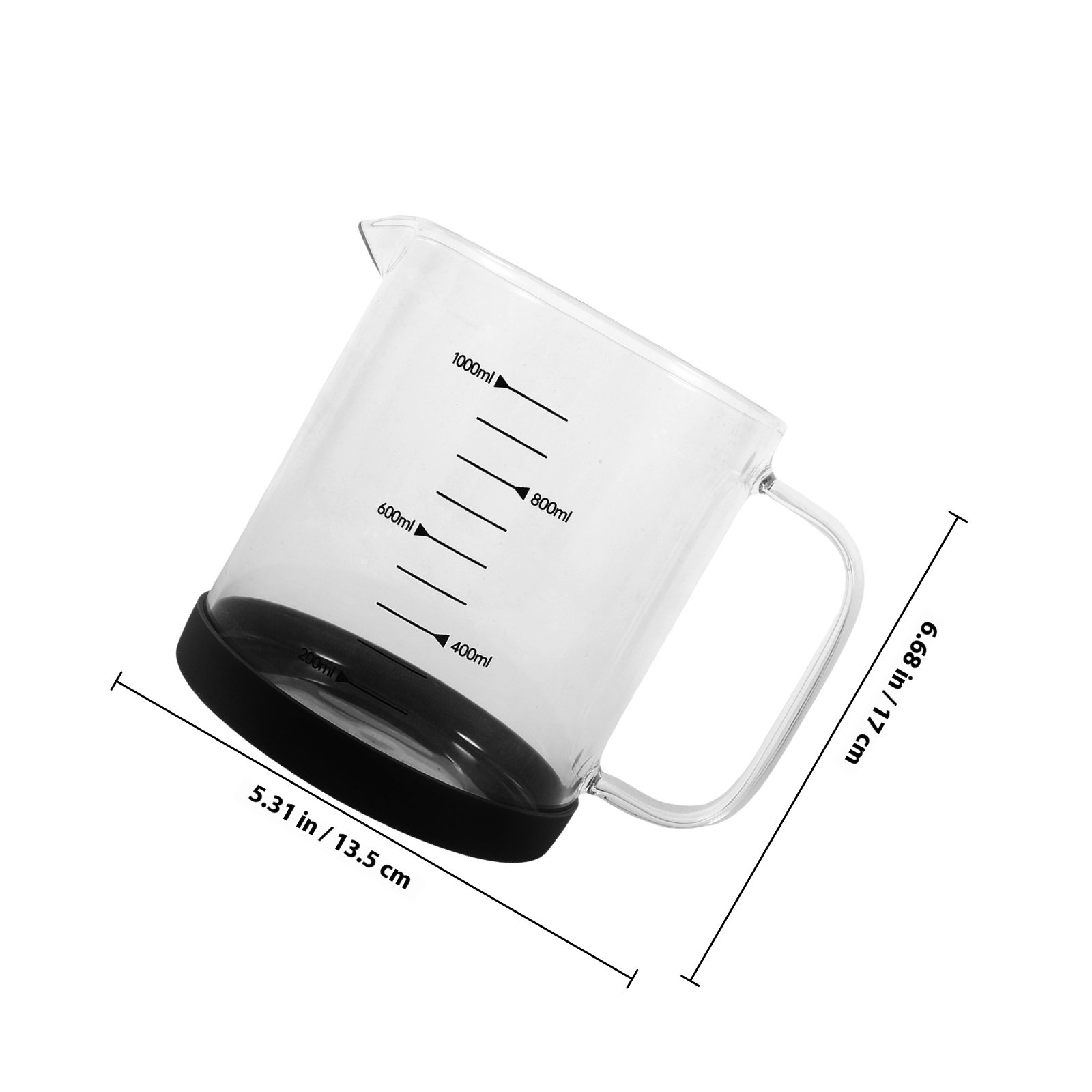 1000Ml Glass Measuring Cup wit - Pour Spout Pitcher のレビューと価格