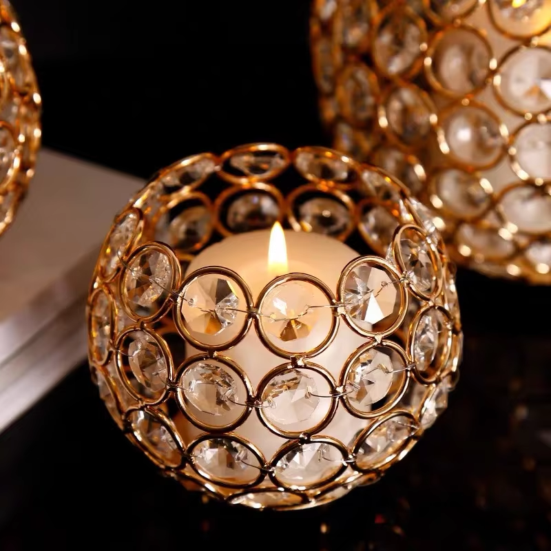 Gold Crystal Candle Holder Tab - Candle Zero のレビューと価格
