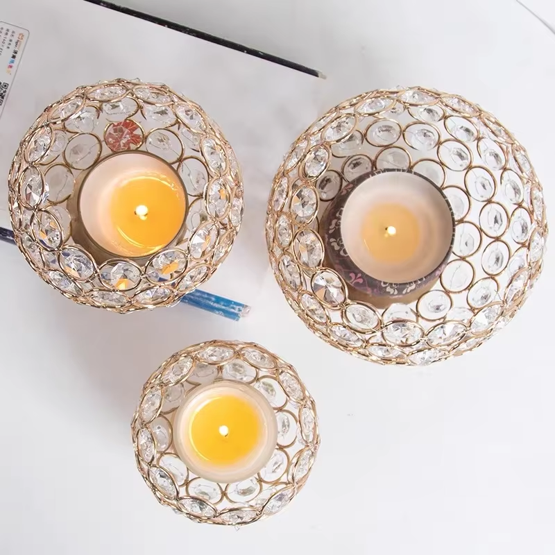 Gold Crystal Candle Holder Tab - Candle Zero のレビューと価格