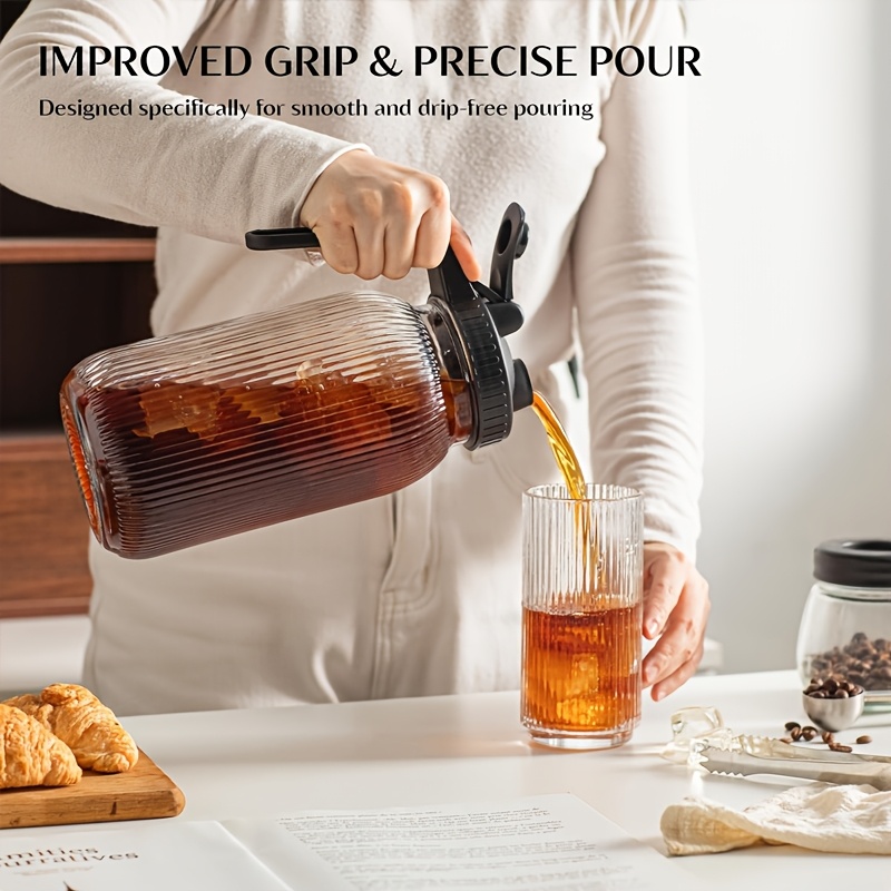 2PCS Glass Mason Jar Pitcher L - Pour Spout Pitcher のレビューと価格