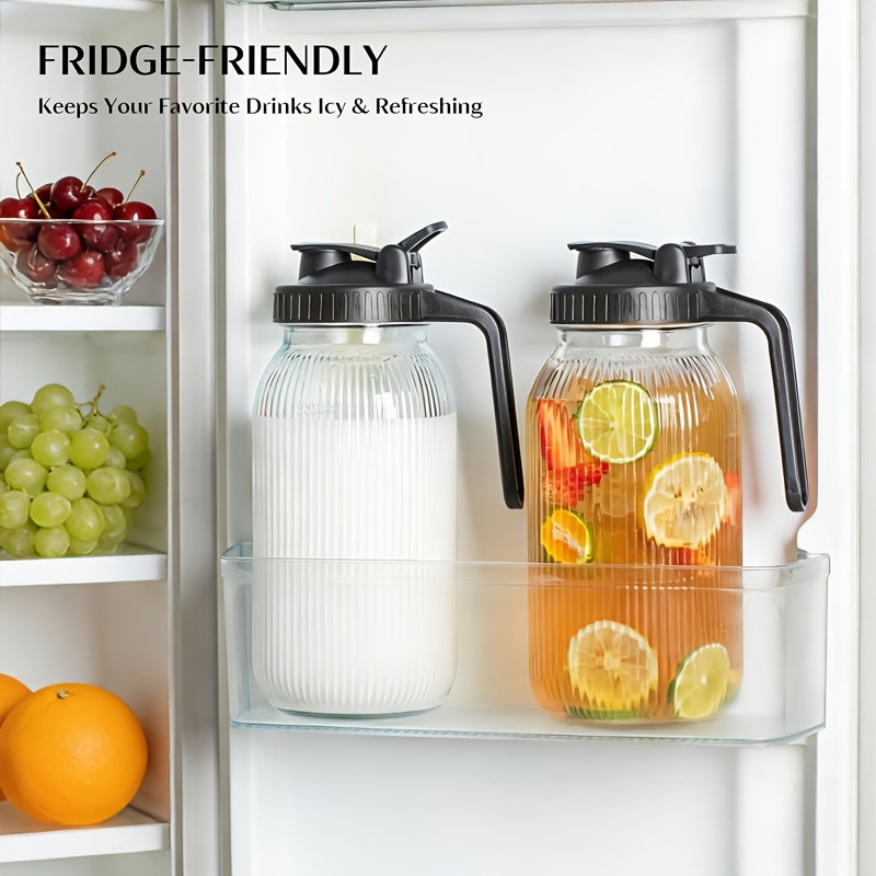 2PCS Glass Mason Jar Pitcher L - Pour Spout Pitcher のレビューと価格