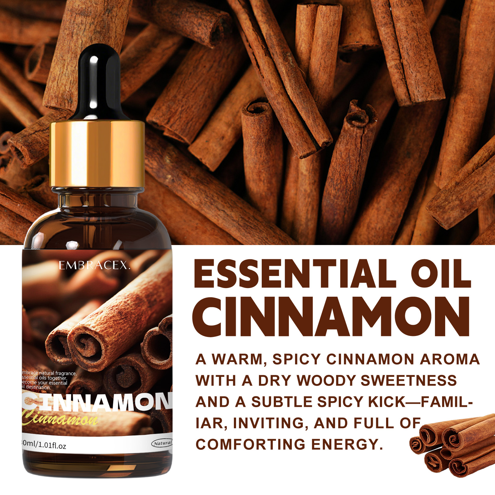 30ml Cinnamon Plant Essential  - Candle Supplies Essential Oils のレビューと価格