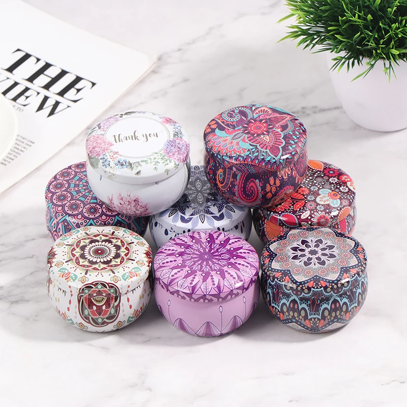 1PC 12Styles Empty Tinplate Bo - Candle Supplies Essential Oils のレビューと価格