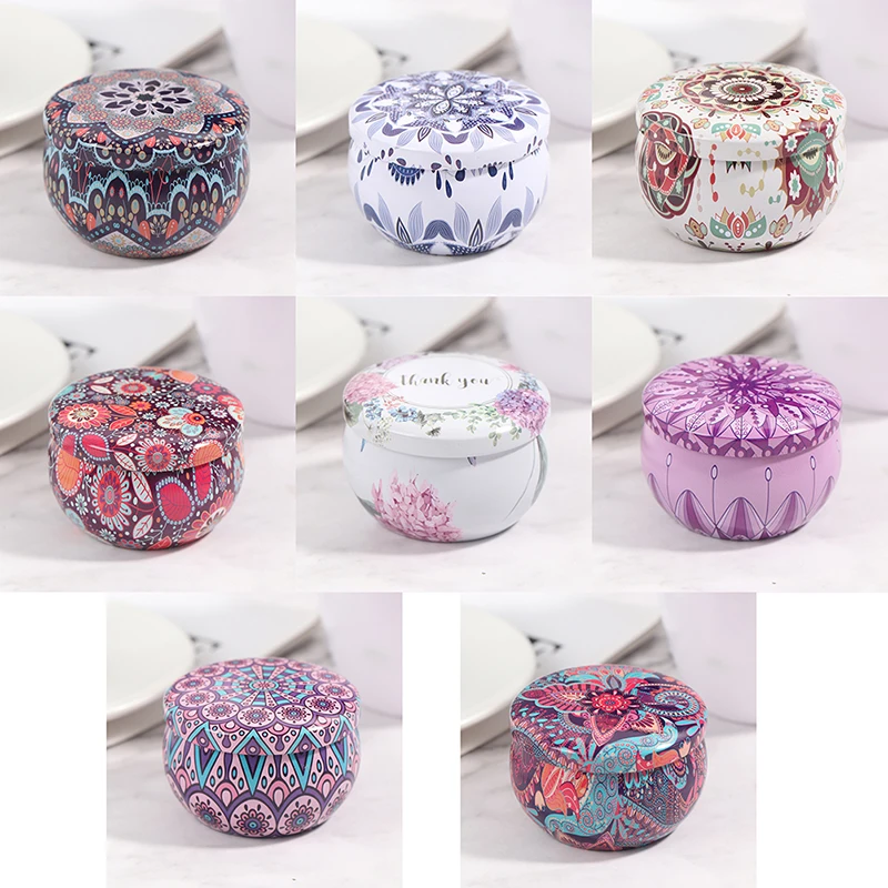 1PC 12Styles Empty Tinplate Bo - Candle Supplies Essential Oils のレビューと価格