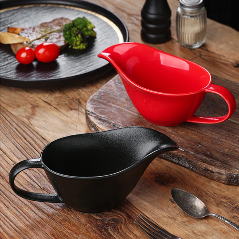 Sauce Dispenser Ceramic Sauce  - Pour Spout Pitcher のレビューと価格