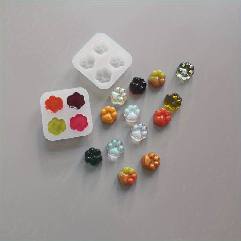 1Cat Paw Pattern Silicone Mold - Candle Making Supplies Kit のレビューと価格