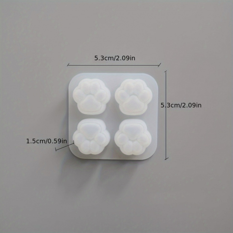 1Cat Paw Pattern Silicone Mold - Candle Making Supplies Kit のレビューと価格