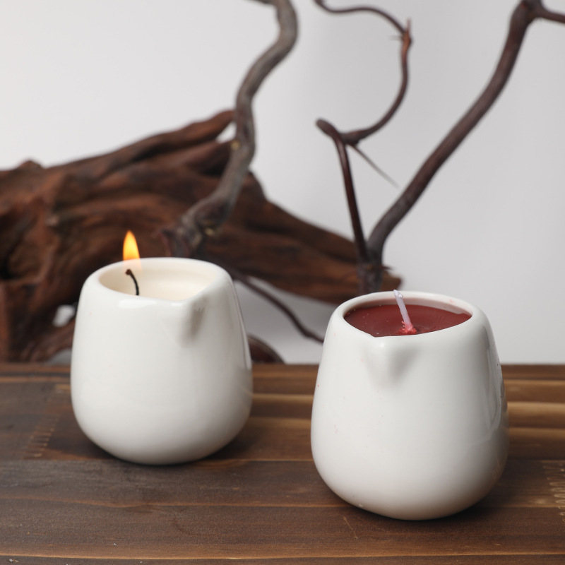 Travel Bag Ceramic Cup Candle  - Candle Supplies Essential Oils のレビューと価格