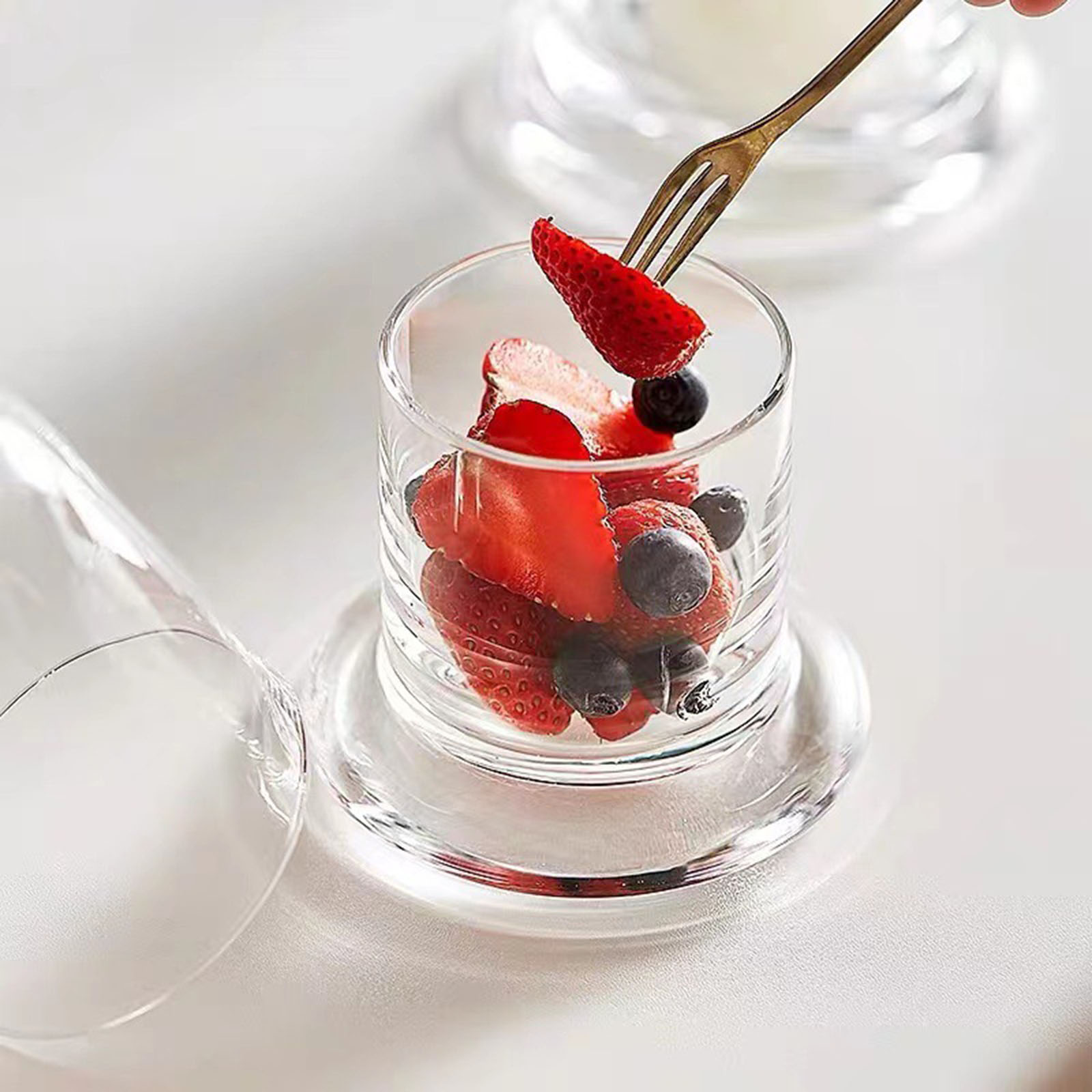 Glass Candle Holder Dome Cake  - Candle Zero のレビューと価格