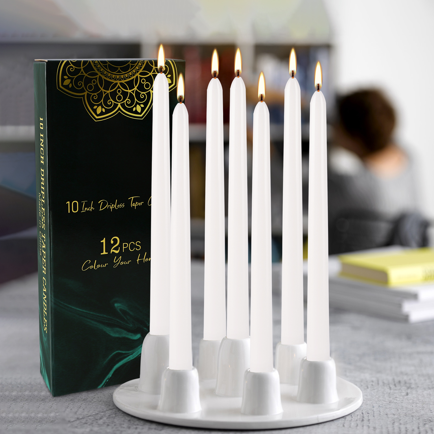 12-Pack of 10inch White Stick  - Candle Supplies Bulk のレビューと価格