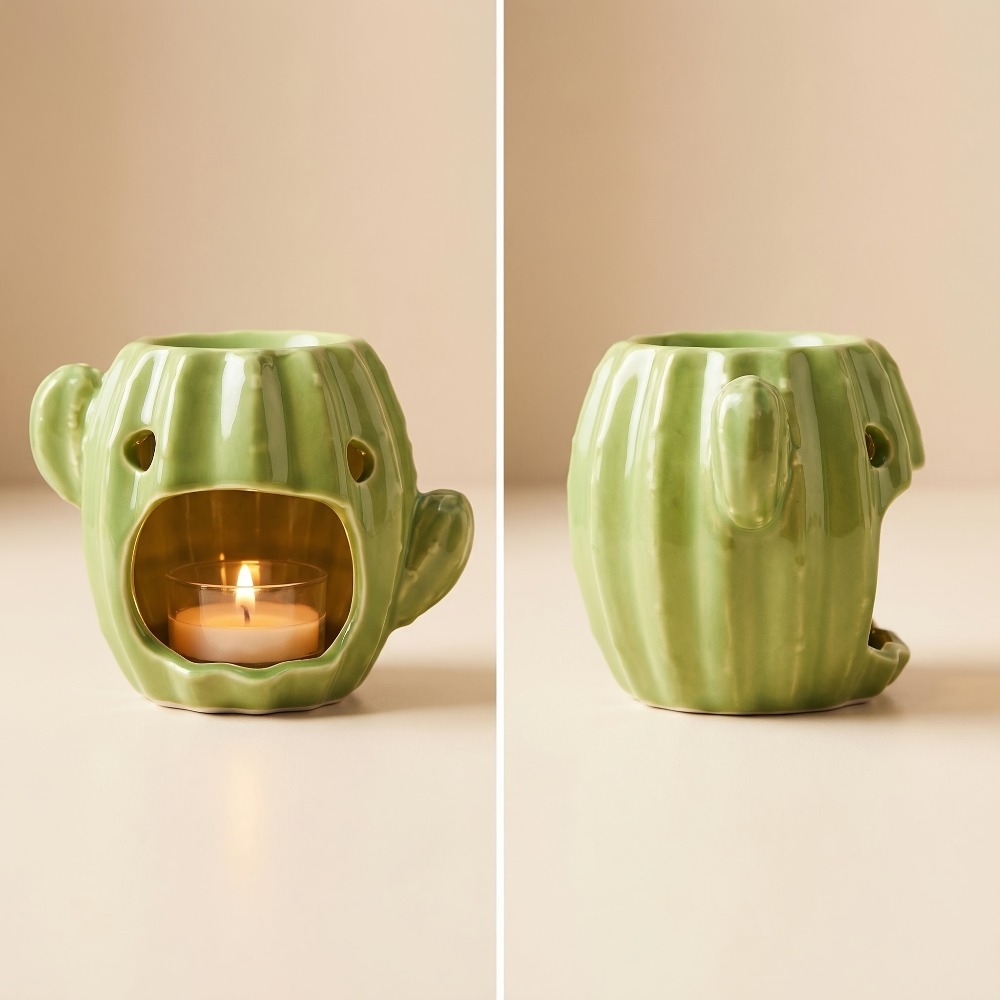 Cactus Shaped Ceramic Oil Burn - Candle Zero のレビューと価格