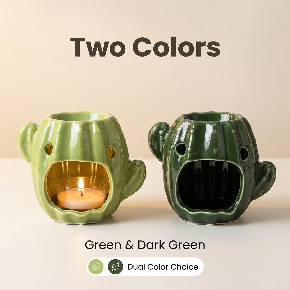 Cactus Shaped Ceramic Oil Burn - Candle Zero のレビューと価格