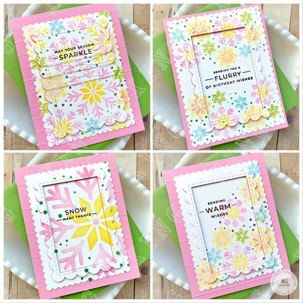 Snowflake Layering Stencil New - Candle Supplies For Sale のレビューと価格