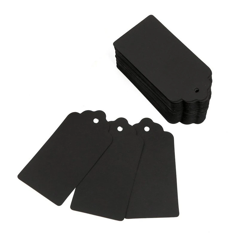 100Pcs Multi-sizes Kraft Paper - Kraft Hang Tag のレビューと価格