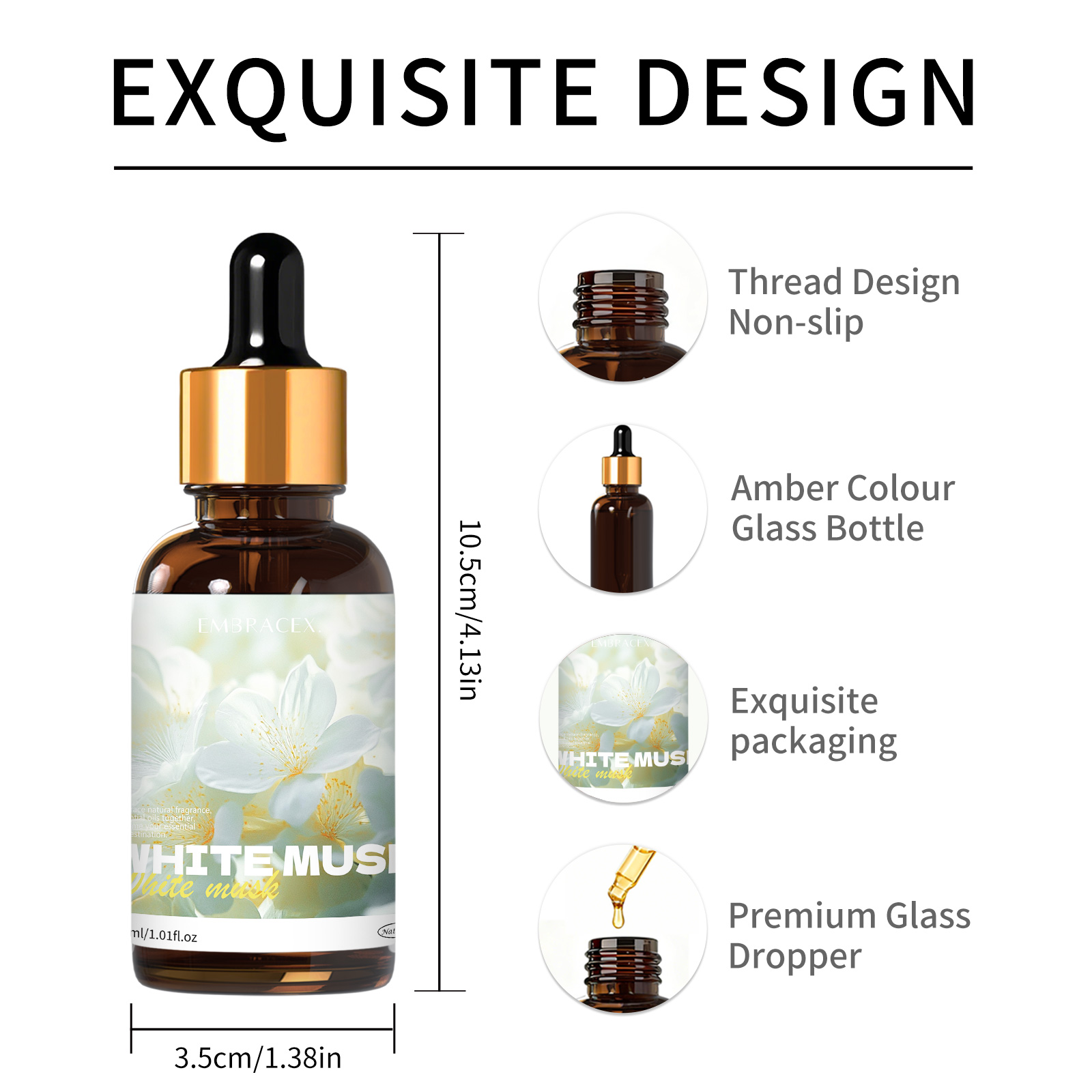 30ml White Musk Essential Oil  - Candle Supplies Essential Oils のレビューと価格