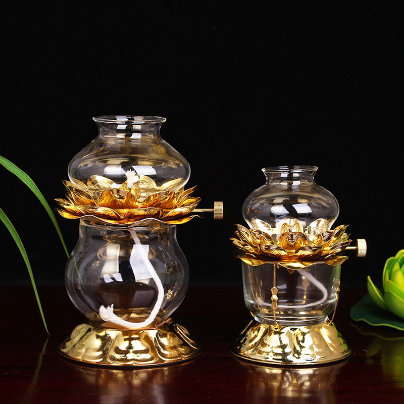 Golden Oil Lamp For Buddhist W - Candle Zero のレビューと価格
