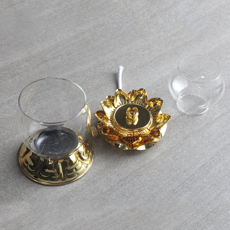 Golden Oil Lamp For Buddhist W - Candle Zero のレビューと価格