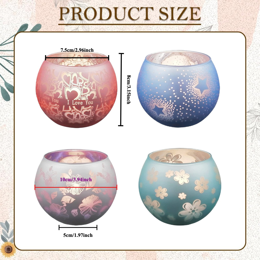 Glass Candlestick Votive Color - Candle Zero のレビューと価格