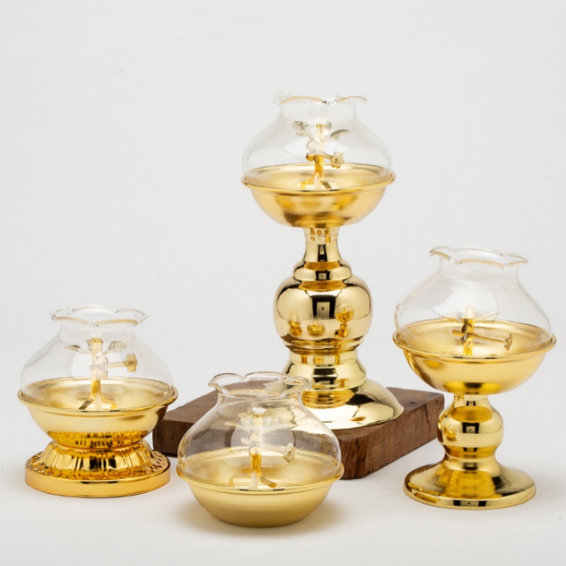 Golden Oil Lamp For Buddha Wit - Candle Zero のレビューと価格