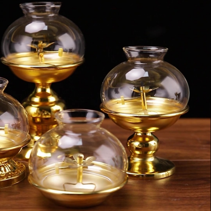 Golden Oil Lamp For Buddha Wit - Candle Zero のレビューと価格