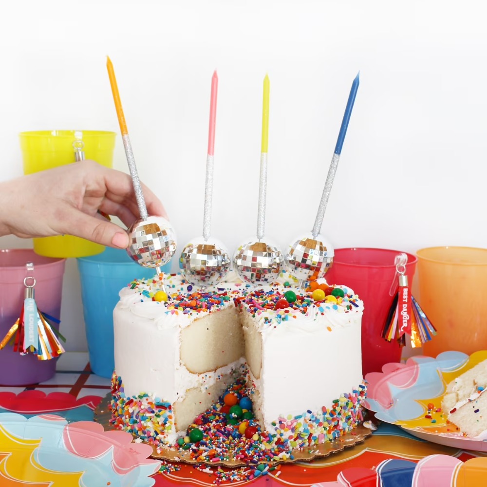 Multi-Color 6 Inch Birthday Ca - Candle Supplies Bulk のレビューと価格