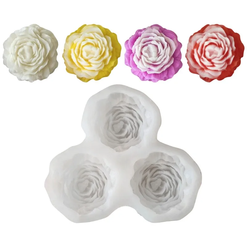 Peony Flower Candle Silicone M - Candle Making Supplies Kit のレビューと価格