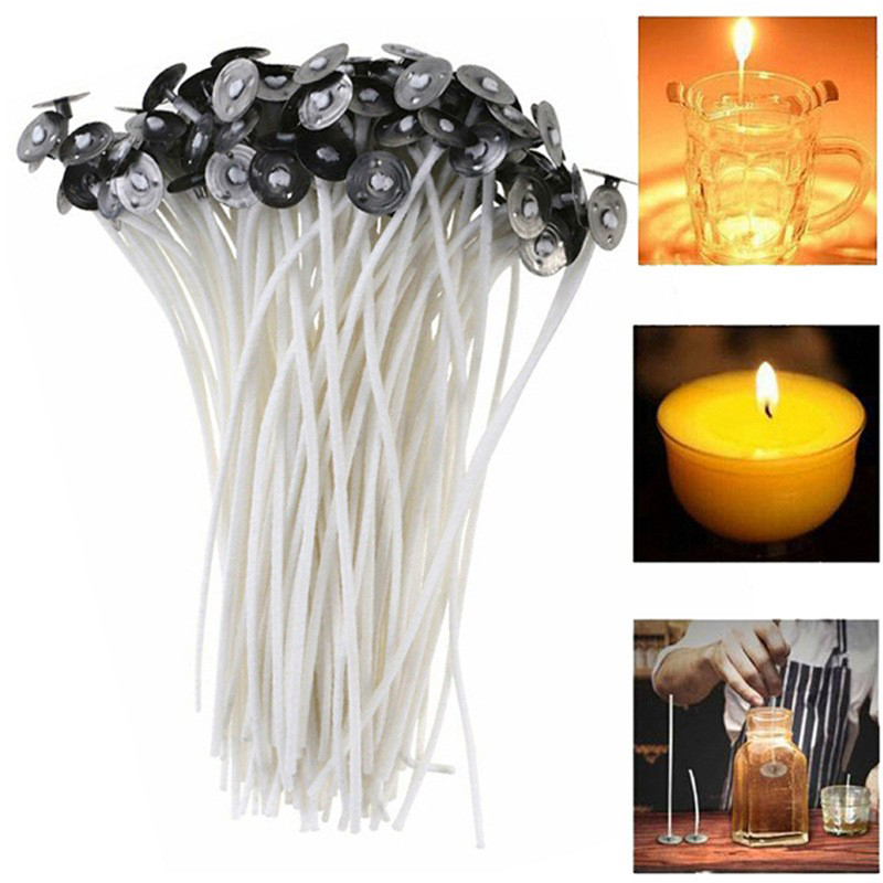 100PCs Candle Wick Candle Wick - Candle Supplies Bulk のレビューと価格