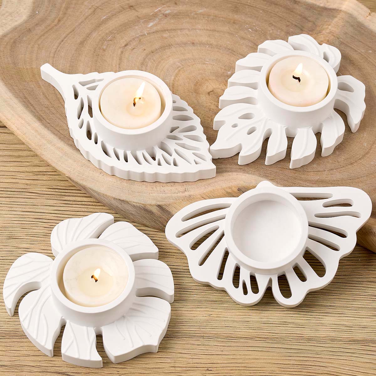 Leaves Candlestick Silicone Mo - Candle Zero のレビューと価格