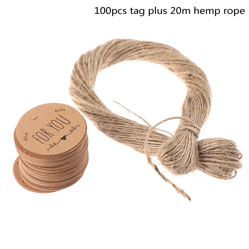 🌟100Pcs Kraft Paper Hang Tag f - Kraft Hang Tag のレビューと価格