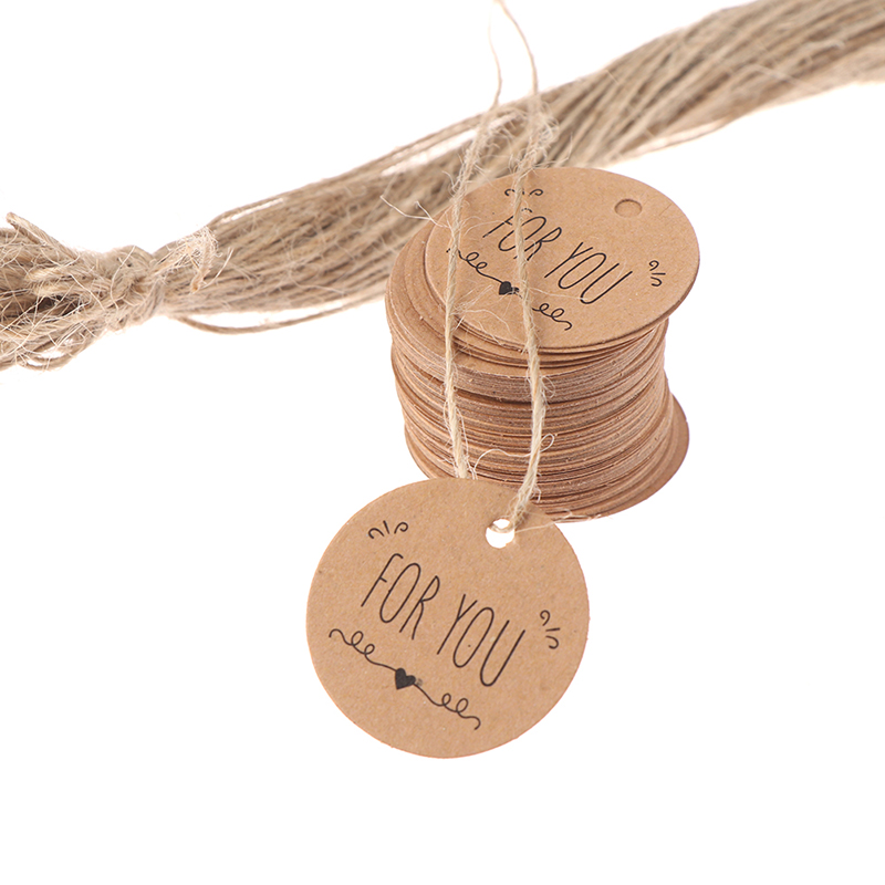 🌟100Pcs Kraft Paper Hang Tag f - Kraft Hang Tag のレビューと価格